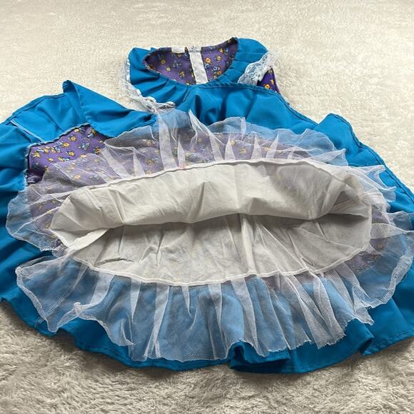 Unbranded Floral and lace ruffled twirly fit and flare dress, size xs - Picture 8 of 8